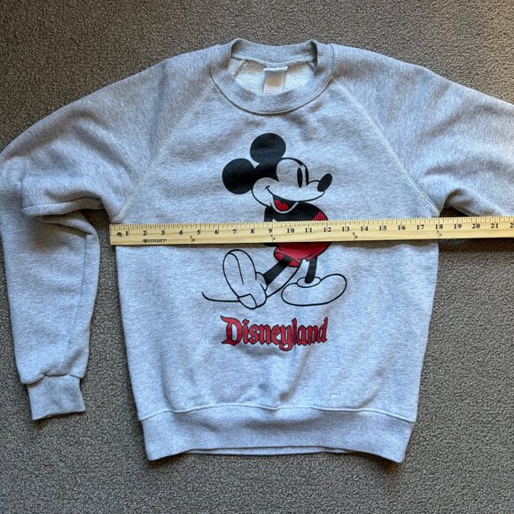 Disneyland Sweatshirt Mickey Mouse Heather Gray Disney Merch Unisex | Sz XS - Picture 6 of 11